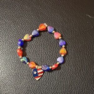 Colorful Heart Charm Bracelet